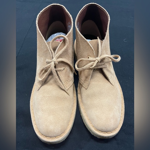 Clarks Desert Boot Dark Sand Suede 8 1/2 - Picture 3 of 10